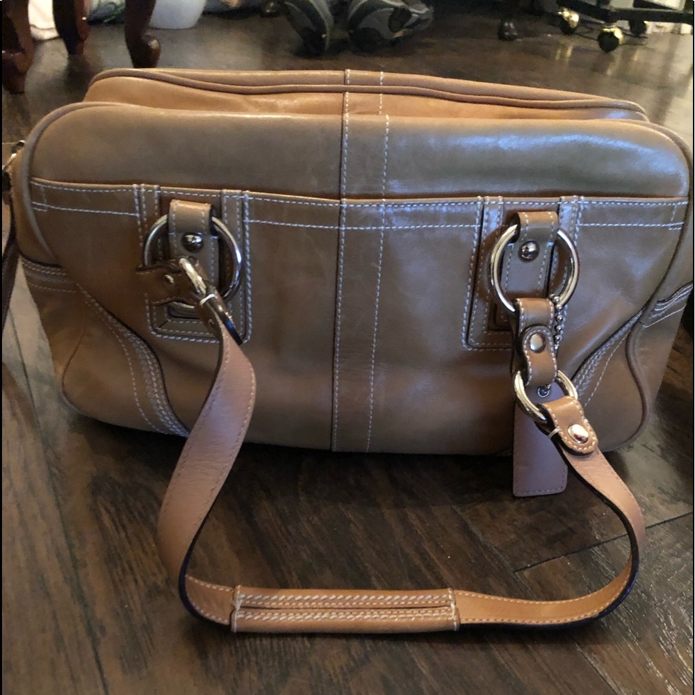 Coach Toffee Shoulder Bag - Picture 2 of 2